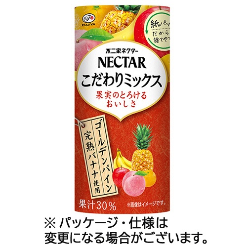不二家　ネクターこだわりミックス　１９５ｇ　カートカン　１ケース（２４本）1