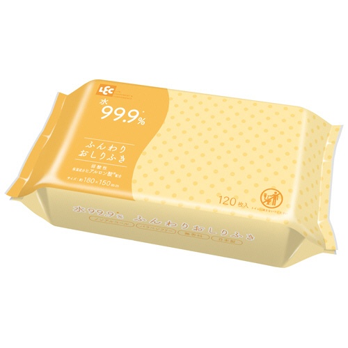 レック　Ｎｕｒｓｉｎｇ　Ｃａｒｅ　水９９．９％　ふんわりおしりふき　Ｅ９０５９７　１セット（２８８０枚：１２０枚×２４パック）1