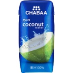 ハルナプロデュース　ＣＨＡＢＡＡ　１００％ココナッツウォーター　１８０ｍｌ　１ケース（３６本）