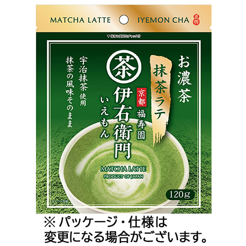 たのめーる】宇治の露製茶 伊右衛門 お濃茶抹茶ラテ 120g/パック