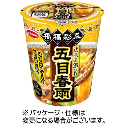 エースコック　福福彩菜　広東風濃い旨五目春雨　４０ｇ　１ケース（１２食）1