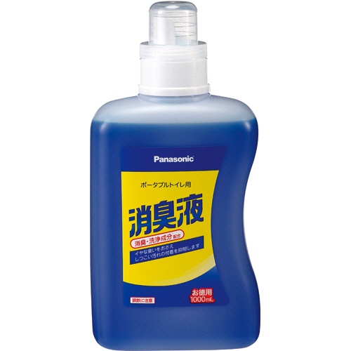 パナソニック　エイジフリー　ポータブルトイレ用消臭液　青色タイプ　１０００ｍｌ／本　ＶＡＬＴＢＬ１ＬＢ　１セット（６本）1