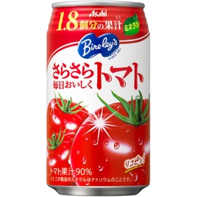 アサヒ飲料　バヤリース　さらさら毎日おいしくトマト　３５０ｇ　缶　１ケース（２４本）