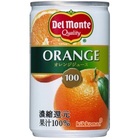 キッコーマン　デルモンテ　オレンジジュース　１６０ｇ　缶　１ケース（３０本）