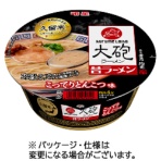明星食品　大砲ラーメン　昔ラーメン　こってりとんこつ味　１２８ｇ　１ケース（１２食）