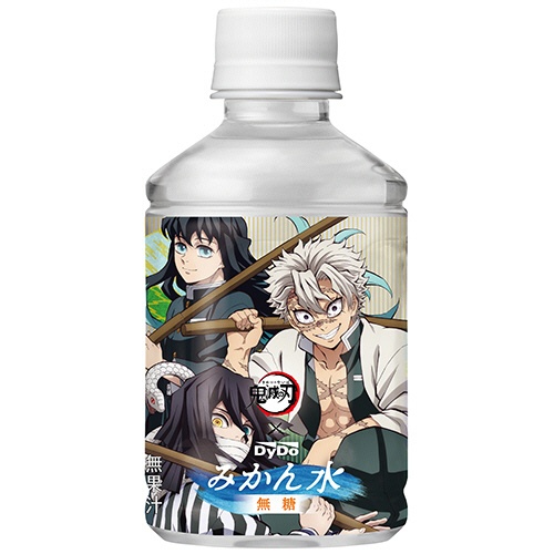 ダイドードリンコ　鬼滅の刃　みかん水　無糖　２８０ｍＬ　ペットボトル　１ケース（２４本）7