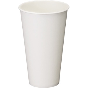 日本デキシー　両面ラミカップ　ホワイト　４２０ｍｌ（１４オンス）　ＫＣＣＰＳ４ＥＷ　１セット（３５個：７個×５パック）1
