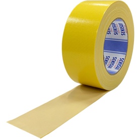 積水化学　布テープ　Ｎｏ．６００　５０ｍｍ×２５ｍ　黄　Ｎ６０Ｙ０３　１セット（３０巻）