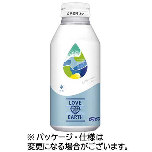 ダイドードリンコ　ラブジアース　水　４００ｇ　ボトル缶　１ケース（２４本）1