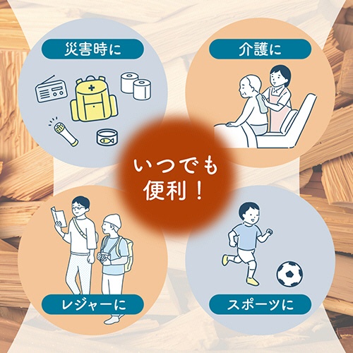 ＵＹＥＫＩ　ボディーシャワータオル　白檀　１セット（１２８枚：３２枚×４パック）6
