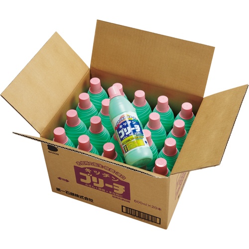 第一石鹸　キッチンブリーチ　６００ｍｌ　１セット（２０本）1