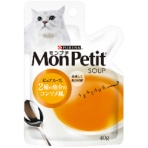 ネスレ　モンプチピュアスープ　２種の魚介のコンソメ風　４０ｇ　１セット（１２パック）