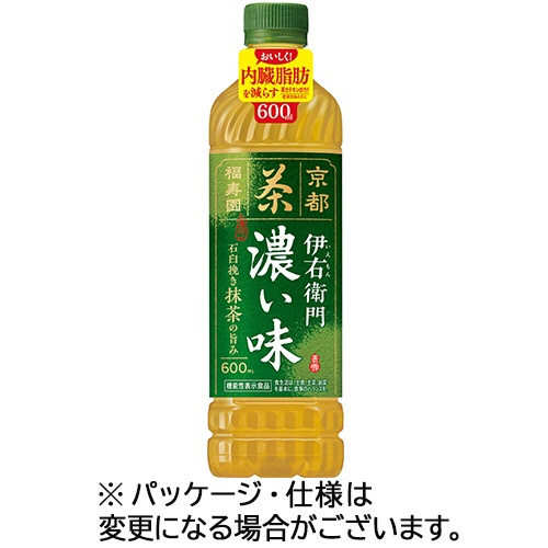サントリー　緑茶　伊右衛門　濃い味　６００ｍＬ　ペットボトル　１ケース（２４本）1