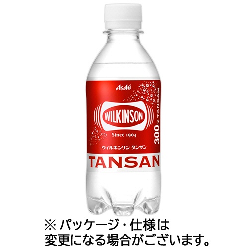アサヒ飲料　ウィルキンソン　タンサン　３００ｍＬ　ペットボトル　１ケース（２４本）1
