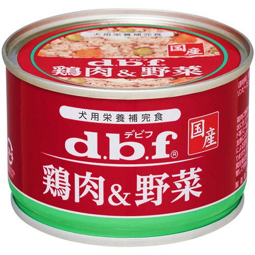 デビフペット　ｄｂｆ　鶏肉＆野菜　１５０ｇ　１セット（６缶）1