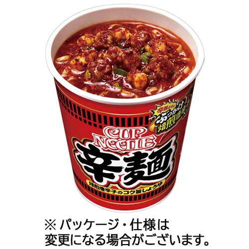 日清食品　カップヌードル　辛麺　８２ｇ　１ケース（２０食）1