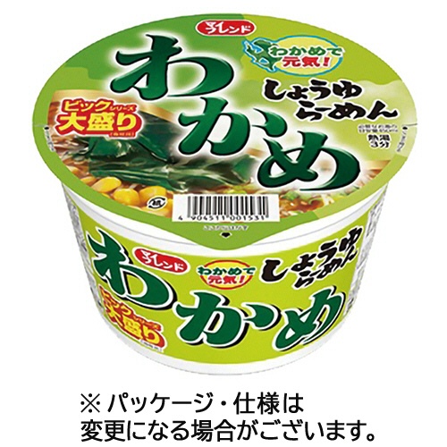 大黒食品工業　マイフレンド　ビック　わかめしょうゆらーめん　１００ｇ　１ケース（２４食）1