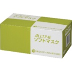 東京メディカル　ソフトマスク　２層式　フリーサイズ　ＦＧ１９５オメガ　１セット（５００枚：５０枚×１０箱）