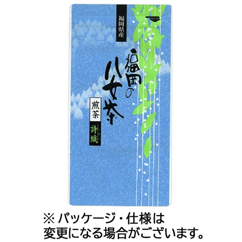 宇治の露製茶　ＪＡふくおか八女　福岡の八女茶　煎茶　詩織　１００ｇ／袋　１セット（３袋）1