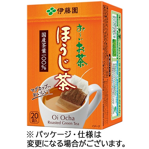 伊藤園　おーいお茶　ほうじ茶　エコティーバッグ　１セット（６０バッグ：２０バッグ×３箱）1