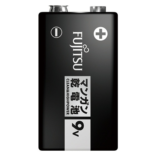 ＦＤＫ　富士通　マンガン乾電池　９Ｖ形　６Ｆ２２Ｕ（Ｓ）　１セット（１０本）1