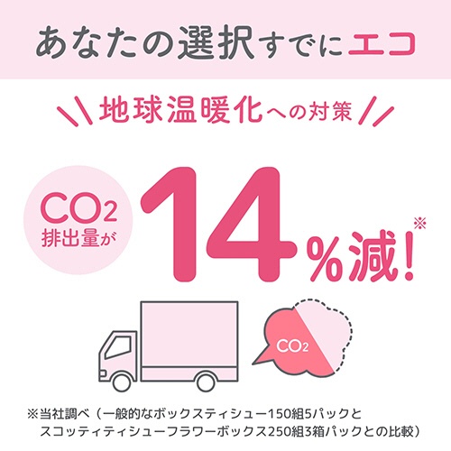 日本製紙クレシア　スコッティ　ティシュー　フラワーボックス　ポケモン　２５０組／箱　１セット（６０箱：５箱×１２パック）8