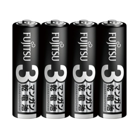 ＦＤＫ　富士通　マンガン乾電池　単３形　Ｒ６ＰＵ（４Ｓ）　１セット（４０本：４本×１０パック）