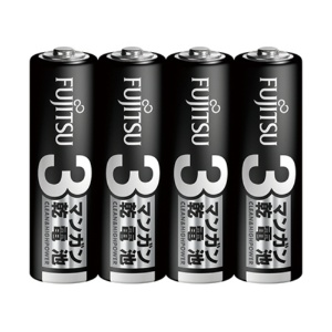 ＦＤＫ　富士通　マンガン乾電池　単３形　Ｒ６ＰＵ（４Ｓ）　１セット（４０本：４本×１０パック）1