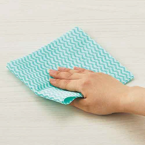 ＴＡＮＯＳＥＥ　抗菌カウンタークロス　ブルー　１セット（６００枚：１００枚×６パック）4