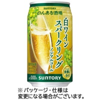 サントリー酒類 のんある酒場 白ワインスパークリング ノンアルコール 350mL 缶 1ケース(24本)