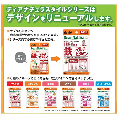 アサヒグループ食品　ディアナチュラスタイル　ＧＡＢＡ×マグネシウム　２０日分　１セット（２００粒：４０粒×５個）2
