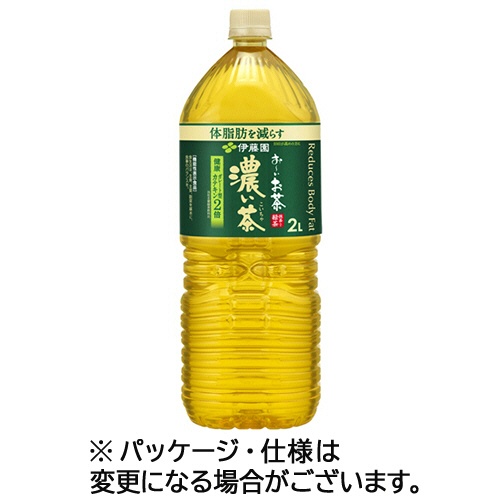 伊藤園　おーいお茶　濃い茶　２Ｌ　ペットボトル　１セット（１２本：６本×２ケース）1