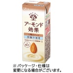 江崎グリコ　アーモンド効果　３種のナッツ　砂糖不使用　２００ｍＬ　紙パック　１セット（２４本：１２本×２ケース）