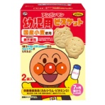不二家　アンパンマン乳児用ビスケット　８４ｇ（４２ｇ×２袋）／箱　１セット（５箱）