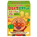 不二家　アンパンマンひとくちビスケット　７２ｇ（３６ｇ×２袋）／箱　１セット（５箱）