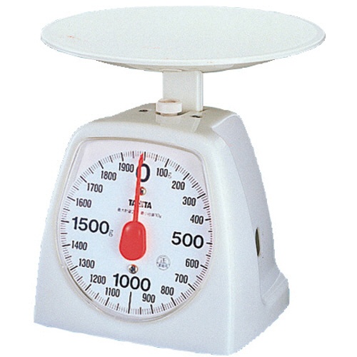 タニタ　クッキングスケール　２ｋｇ　ホワイト　１４３９－ＷＨ－２ｋｇ　１セット（５台）1
