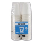 シモジマ　ＨＥＩＫＯ　Ｓ．Ｔ．ペーパーカップ　エコノミータイプ　７オンス（２１０ｍｌ）　ホワイト　口径７３ｍｍ　＃００４５３６０２３　１セット（２０００個：１００個×２０パック）