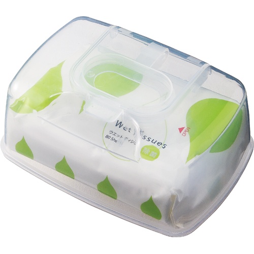 ＴＡＮＯＳＥＥ　アルコール除菌ウエットティッシュ　ワンプッシュケース　本体　１セット（８００枚：８０枚×１０個）1