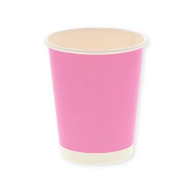 シモジマ　ＨＥＩＫＯ　紙コップ　ペーパーカップ　アイス・ホット兼用　８オンス（２９５ｍｌ）　ピンク　口径８０ｍｍ　＃００４５３５９３１　１セット（１０００個：５０個×２０パック）