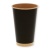 シモジマ　ＨＥＩＫＯ　ペーパーカップ　アイス・ホット兼用　１６オンス（５１０ｍｌ）　未晒ブラック　口径９０ｍｍ　＃００４５３５９４４　１セット（１０００個：２５個×４０パック）