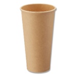 シモジマ　ＨＥＩＫＯ　紙コップ　ペーパーカップ　アイス・ホット兼用　２０オンス（６３０ｍｌ）　未晒　口径９０ｍｍ　＃００４５３５９９８　１セット（１０００個：２５個×４０パック）