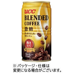 ＵＣＣ　ブレンドコーヒー微糖　１８５ｇ　缶　１ケース（３０本）
