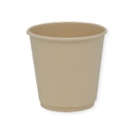シモジマ 紙コップ 断熱バガス二重カップ PLAコート 8オンス(240ml) 1セット(1000個:25個×40パック)