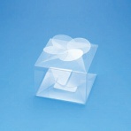 シモジマ　ＨＥＩＫＯ　箱　ＰＶＣ　クリスタルボックス　Ａ－４　＃００６８３２２００　１セット（１００枚：１０枚×１０パック）