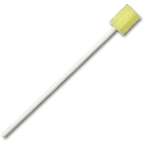 カワモト　マウスピュア　口腔ケアスポンジ　紙軸　Ｍ　０３９－１０２０５２－００　１セット（１２００本：５０本×２４箱）2