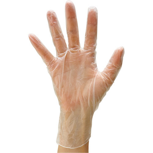 たのめーる】川西工業 ビニール極薄手袋 粉付 L #2027 1セット(2000枚