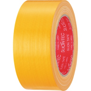 スリオンテック　カラー布テープ　５０ｍｍ×２５ｍ　黄　３４３７０２ＫＬ　１セット（３０巻）1