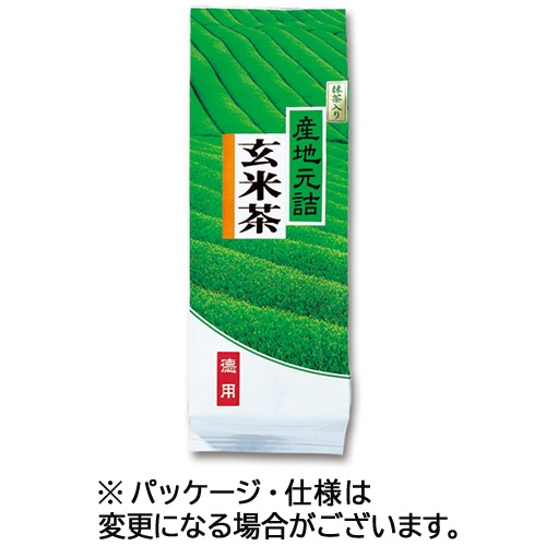 前田園　お徳用抹茶入り玄米茶　１ｋｇ／袋　１セット（３袋）1