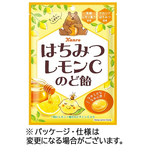 カンロ　はちみつレモンＣのど飴　７５ｇ　１セット（６袋）1