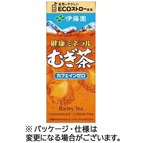伊藤園　健康ミネラルむぎ茶　２５０ｍＬ　紙パック　１ケース（２４本）1